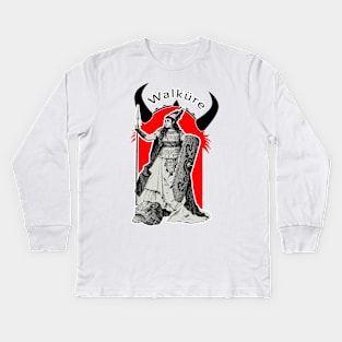 Norse Mythology Valkyries Kids Long Sleeve T-Shirt